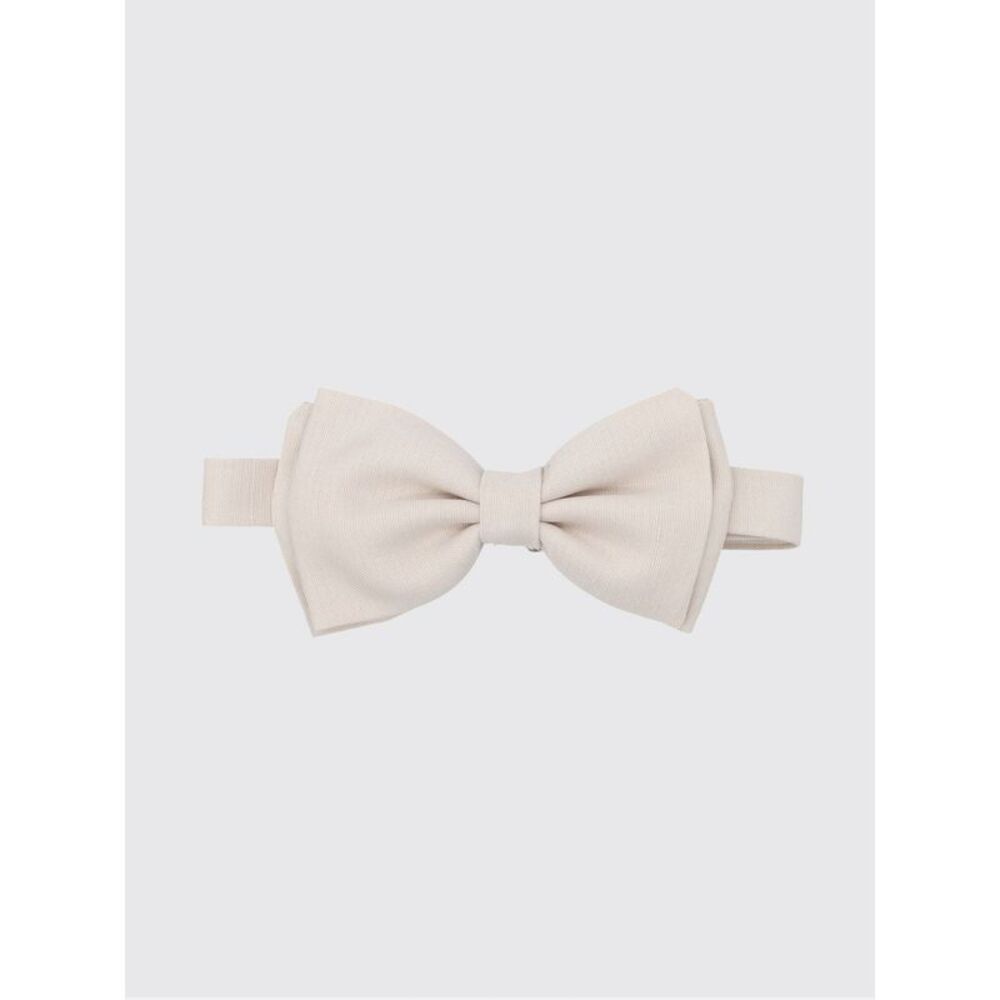 Lardini Men Lardini Viscose And Silk Blend Bow Tie With Adjustable Back Strap